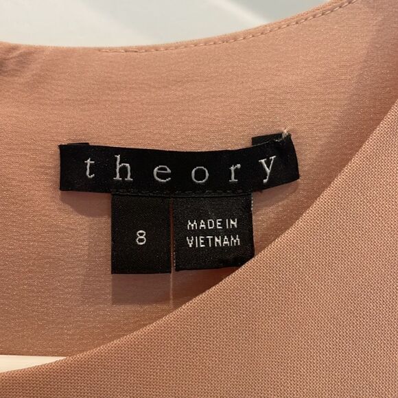 Theory Muted Pink Sleeveless Dress - Picture 2 of 5